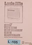 Louis Allis Type MC2, Mod 7, Eddy Current Drive Controller Manual